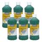 Handy Art Little Masters Washable Tempera Paint, Green, 16 oz., 6PK 211745 - alternate 1